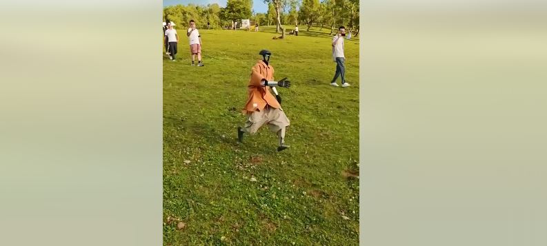 Robot Running Downhill